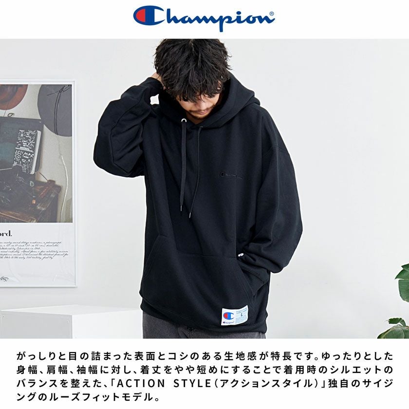 パーカー メンズ Champion(チャンピオン)HOODED SWEATSHIRT/全4色