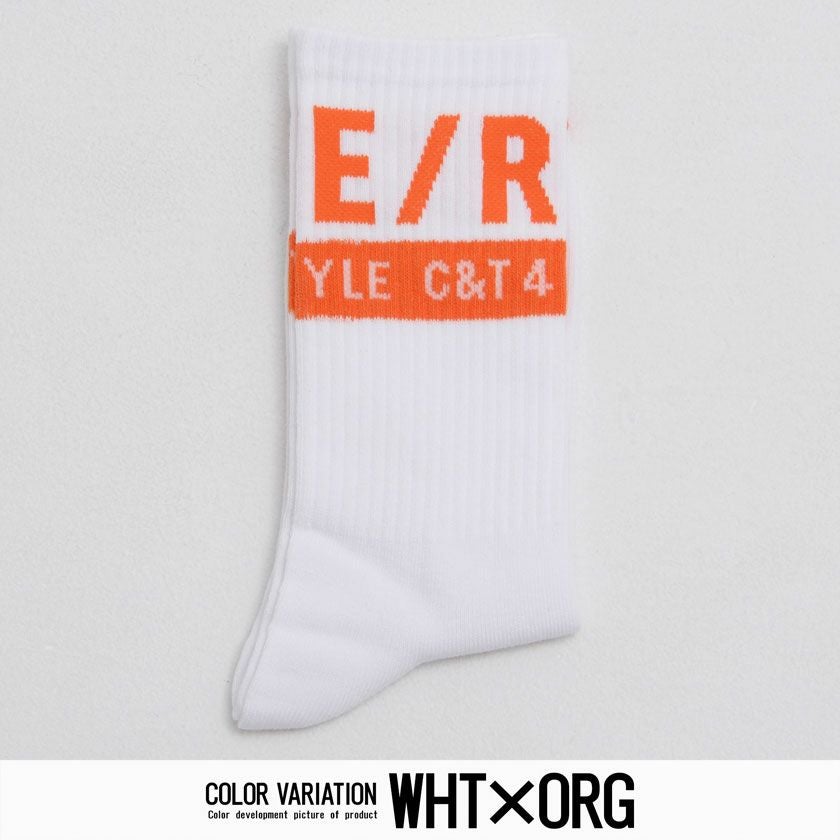 LUXE／R(ラグジュ)日本製ロゴソックス/全4色【返品・交換対象外商品】