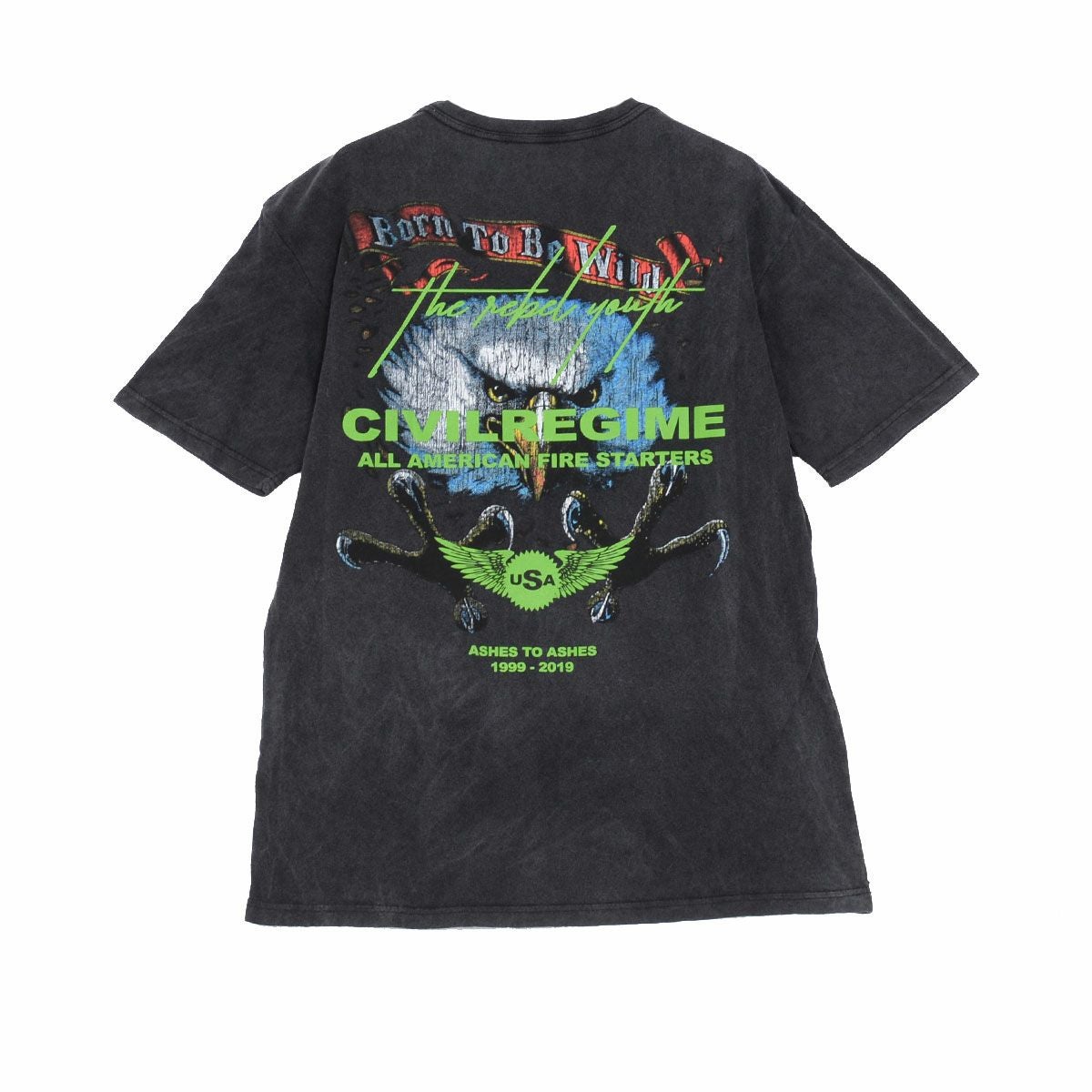 半袖Tシャツ メンズ CIVIL REGIME(シヴィル レジーム)BORN WILD TEE/全1色