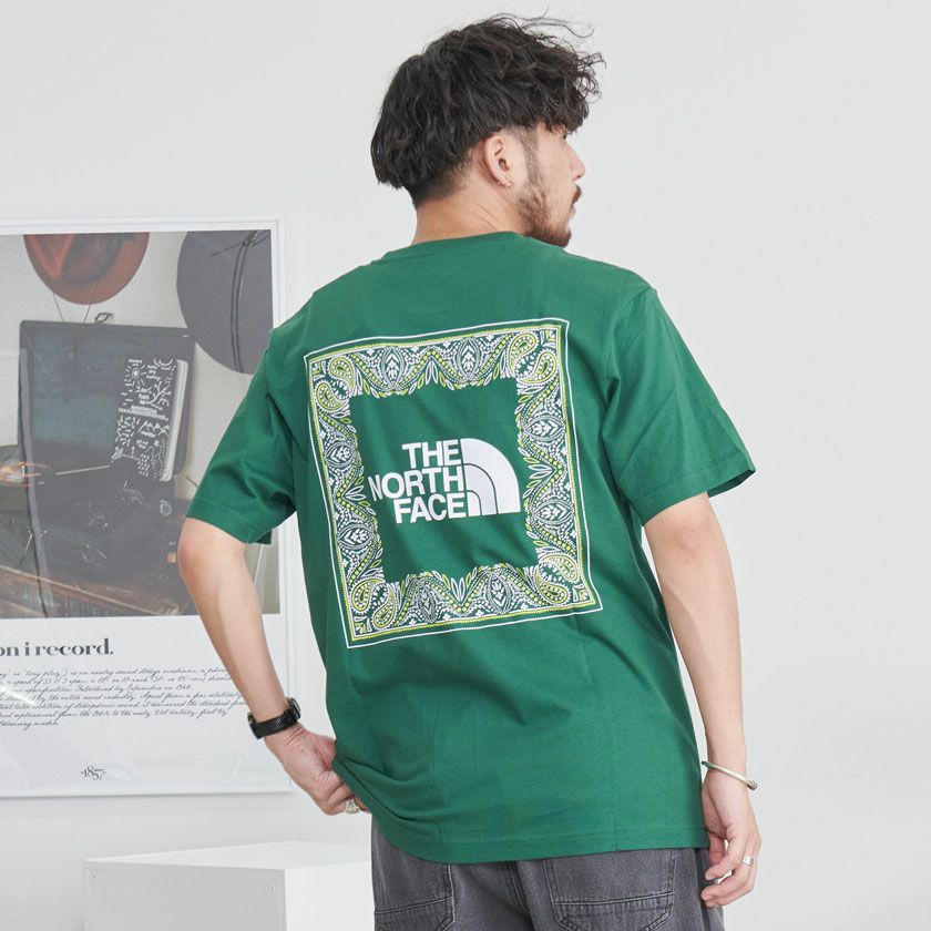 Supreme THE NORTH FACE Tシャツ バンダナ　グリーンXL 半袖Tシャツ メンズ THE NORTH FACE(ザノースフェイス)NSE BANDANA S