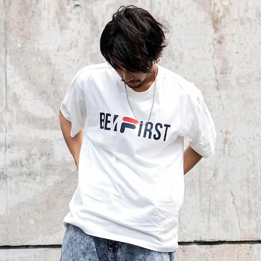 半袖Tシャツ メンズ FILA×BE:FIRST(フィラ×ビーファースト)フロント