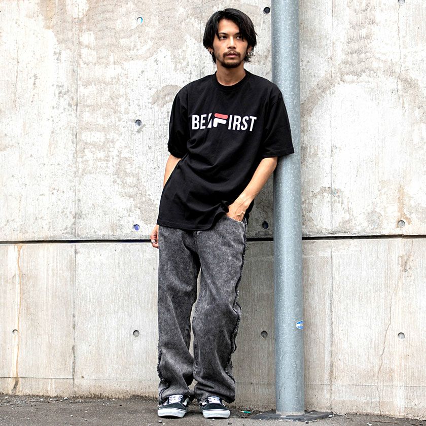 半袖Tシャツ メンズ FILA×BE:FIRST(フィラ×ビーファースト)フロント