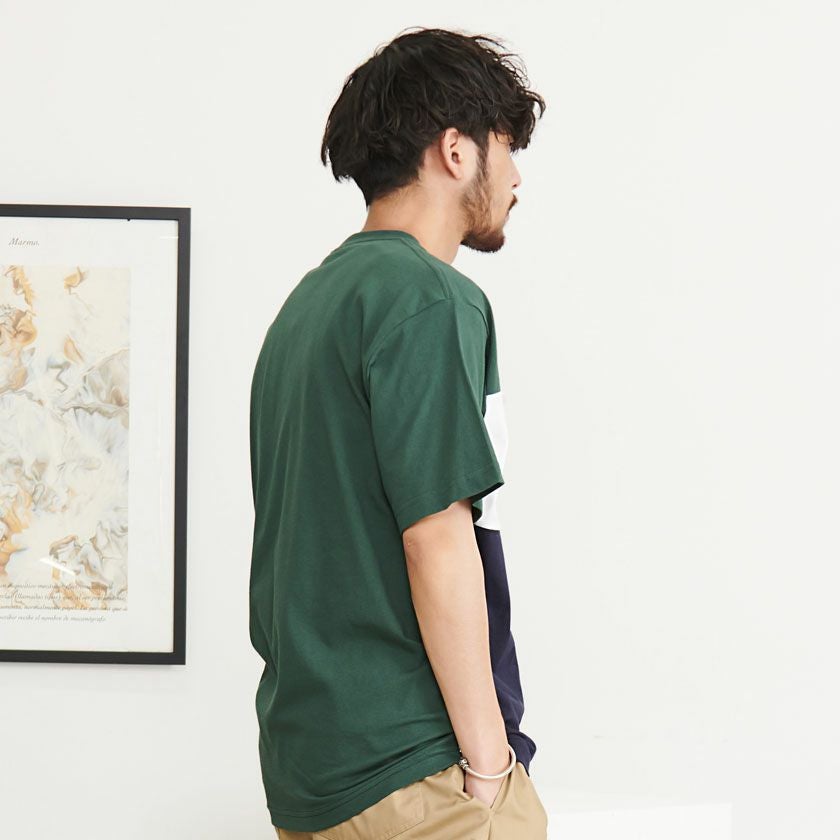 半袖Tシャツ メンズ FILA(フィラ)ロゴ切り替え半袖Tシャツ/全4色