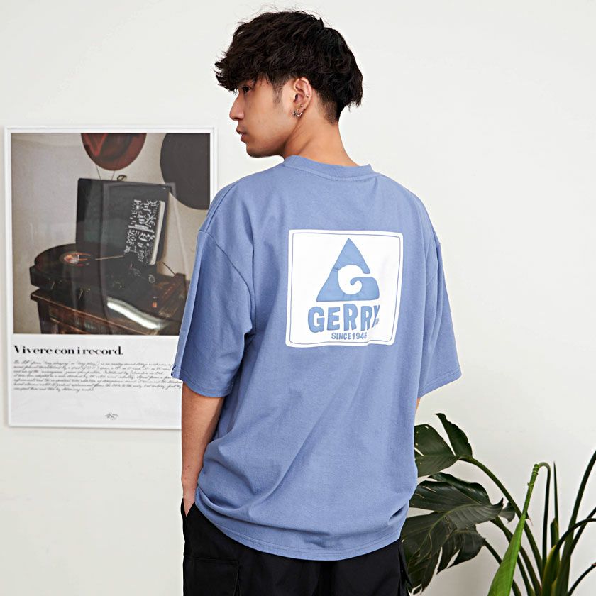 半袖Tシャツ メンズ GERRY(ジェリー)ヘビーウェイト発泡プリントT
