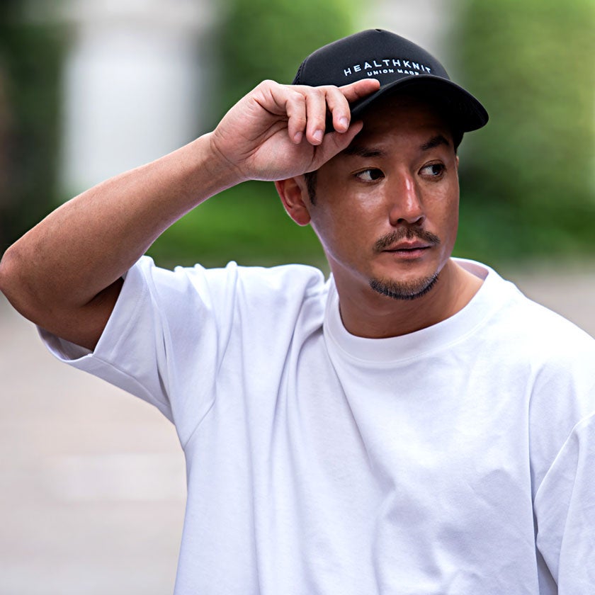 Sunsilk 帽子　brightwin サインつき　2gether ハット メンズ Healthknit(ヘルスニット)ロゴ刺繍メッシュCAP/全4色