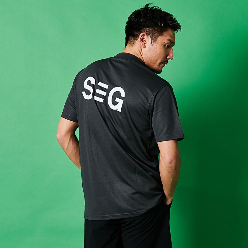 半袖Tシャツ メンズ SHI-JYOMAN GOLF(シジョマン)肩プリント半袖モック