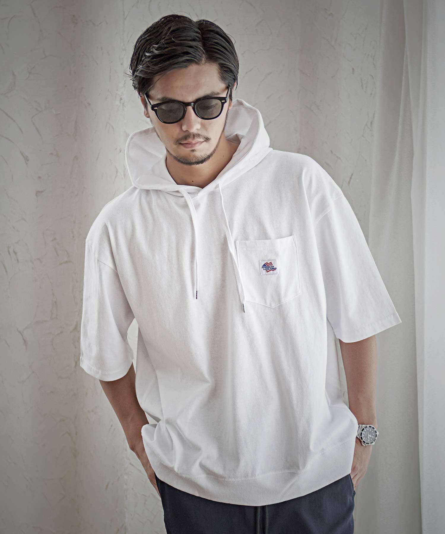 半袖Tシャツ メンズ JEMORGAN LONG JOHNS(ジェーイーモーガンロング