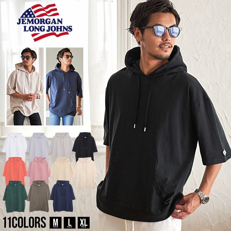  JEMORGAN LONG JOHNS(ジェーイーモーガンロングジョーンズ)半袖Tパーカー/全11色