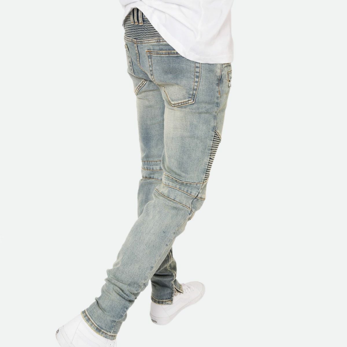 デニムパンツ メンズ mnml(ミニマル)M14 DENIM STRETCH LIGHT BLUE/全1色