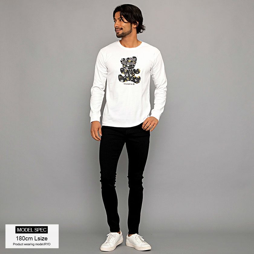 長袖Tシャツ メンズ Hollywood rich.&(ハリウッドリッチ)スムース定番