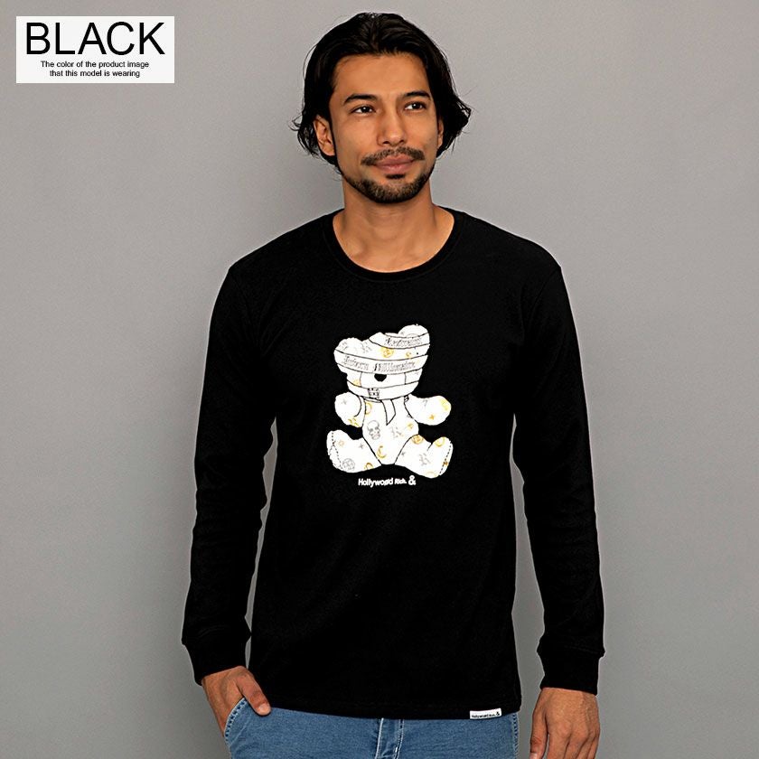 長袖Tシャツ メンズ Hollywood rich.&(ハリウッドリッチ)スムース定番