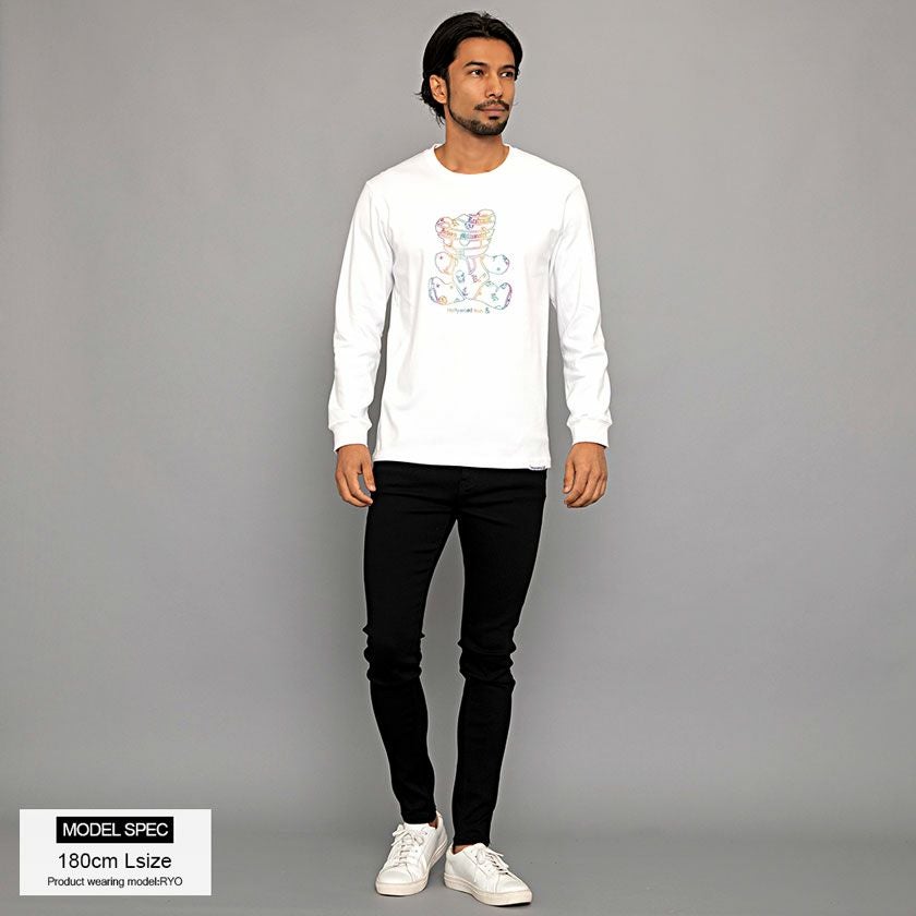 長袖Tシャツ メンズ Hollywood rich.&(ハリウッドリッチ)スムース