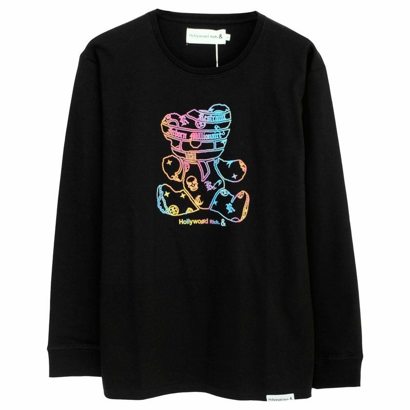 長袖Tシャツ メンズ Hollywood rich.&(ハリウッドリッチ)スムース