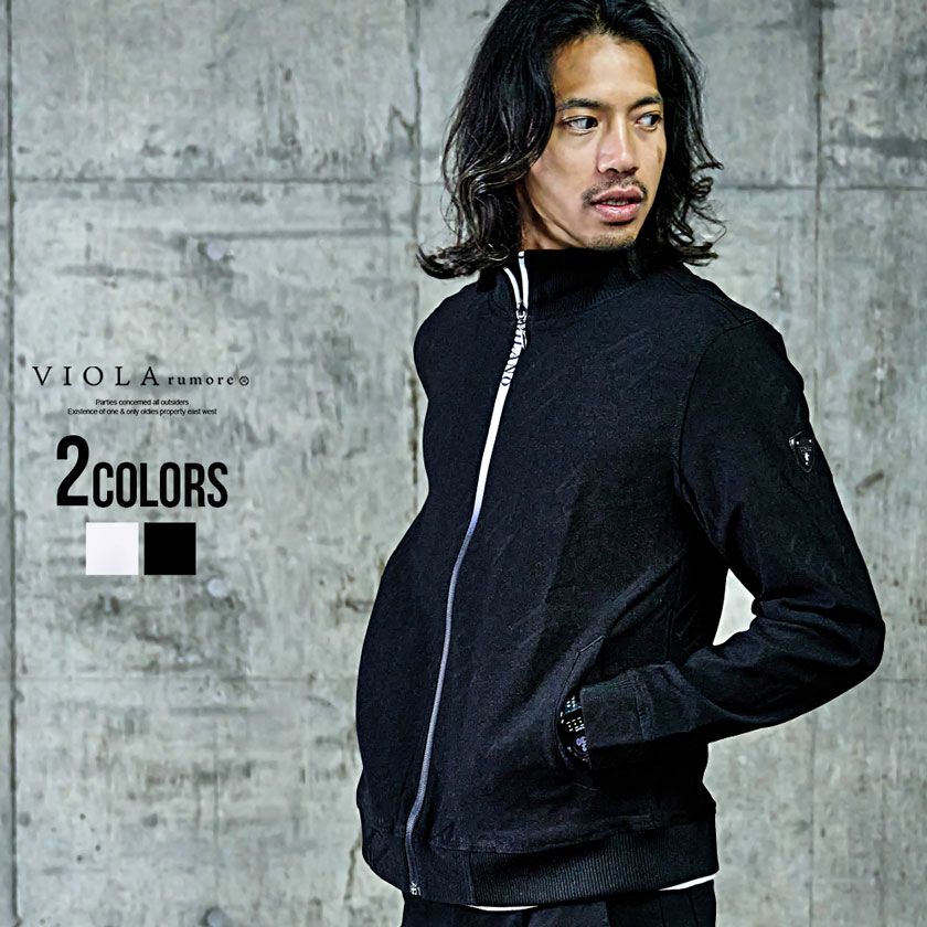 ブルゾン メンズ VIOLA(ヴィオラ)ストレッチフルジップアップ長袖