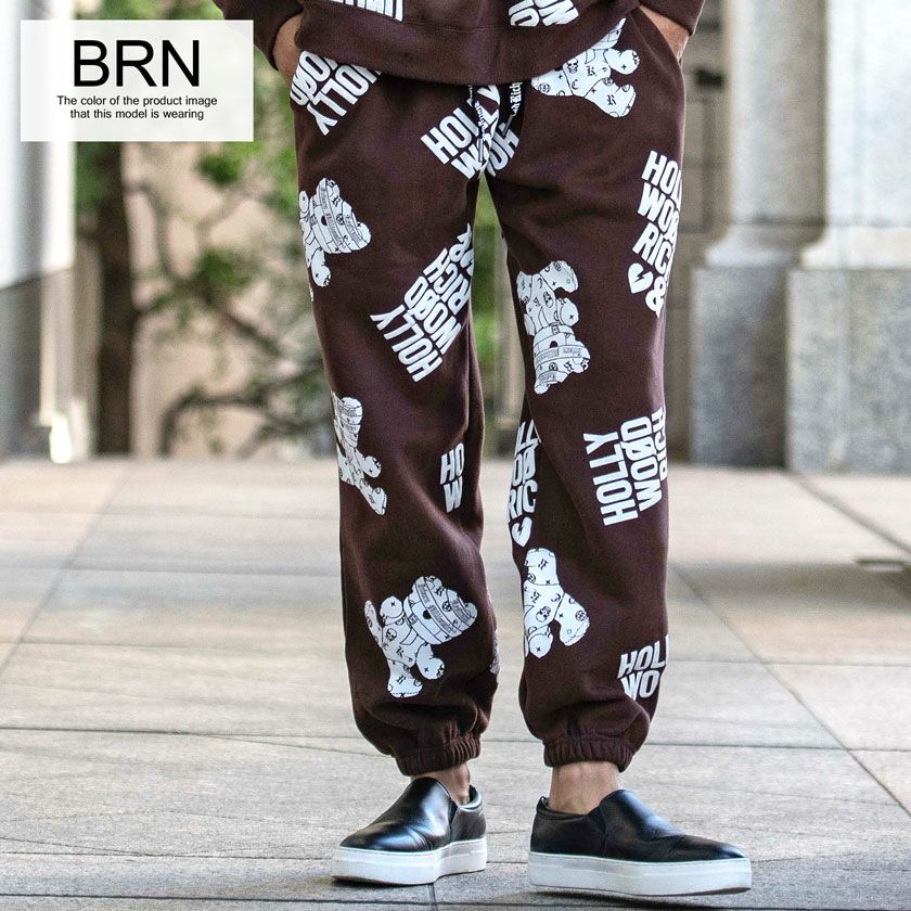 really rich スウェットパンツ スウェットパンツ メンズ Hollywood rich.&(ハリウッドリッチ)裏起毛総