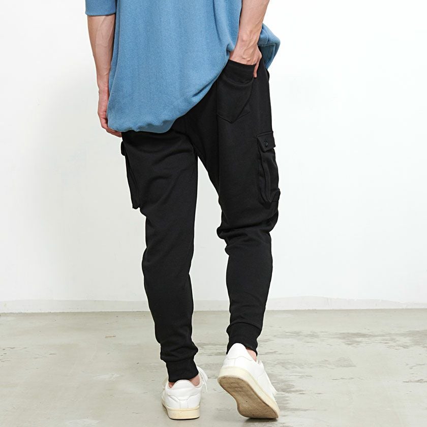 カーゴパンツ メンズ CavariA(キャバリア)TCポンチサルエルカーゴ