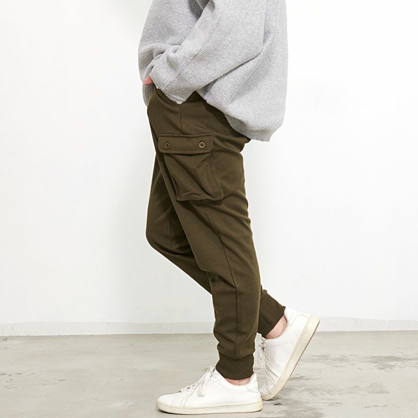 カーゴパンツ メンズ CavariA(キャバリア)TCポンチサルエルカーゴ