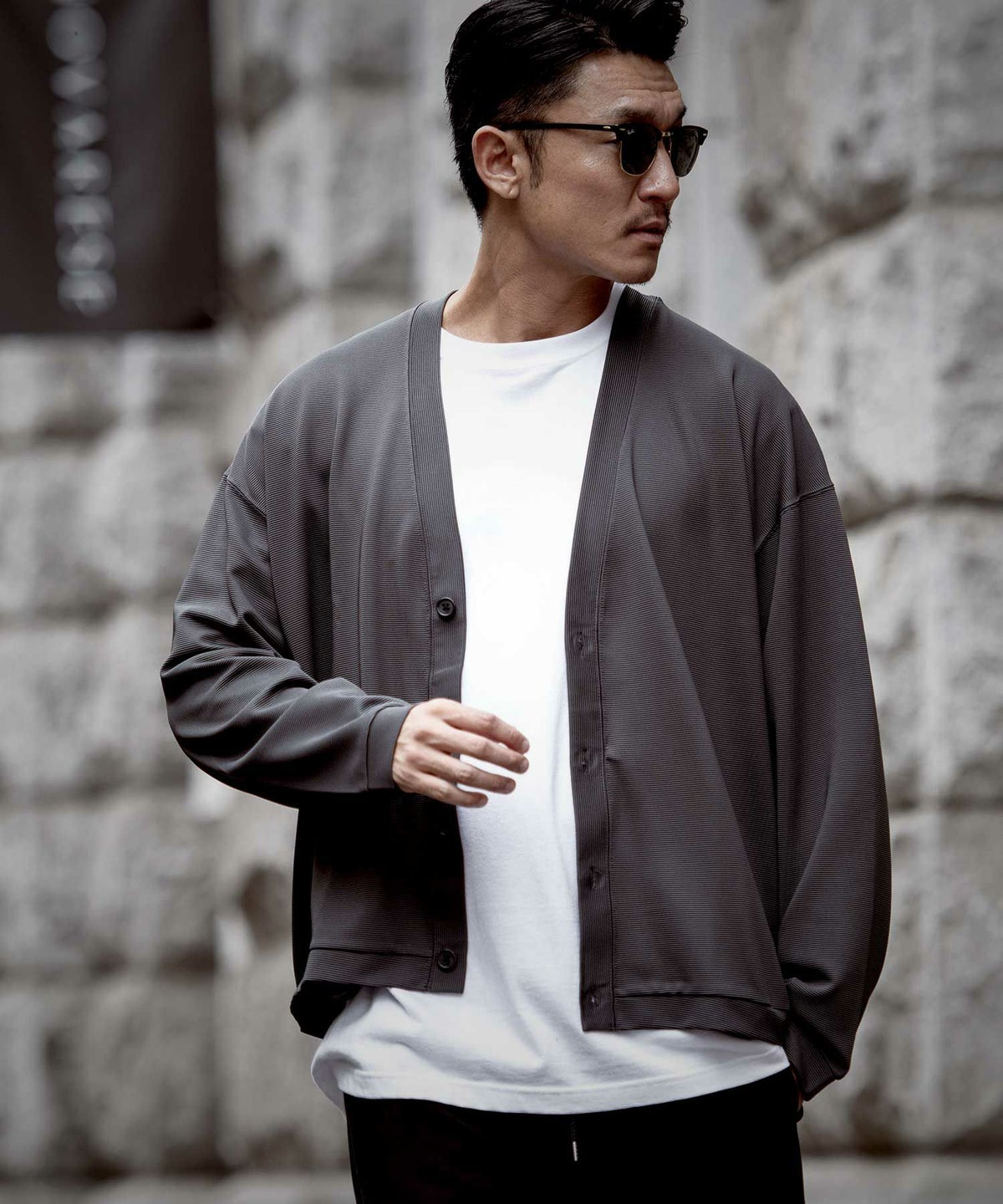 CavariA(キャバリア)リップル長袖カーディガン/全3色