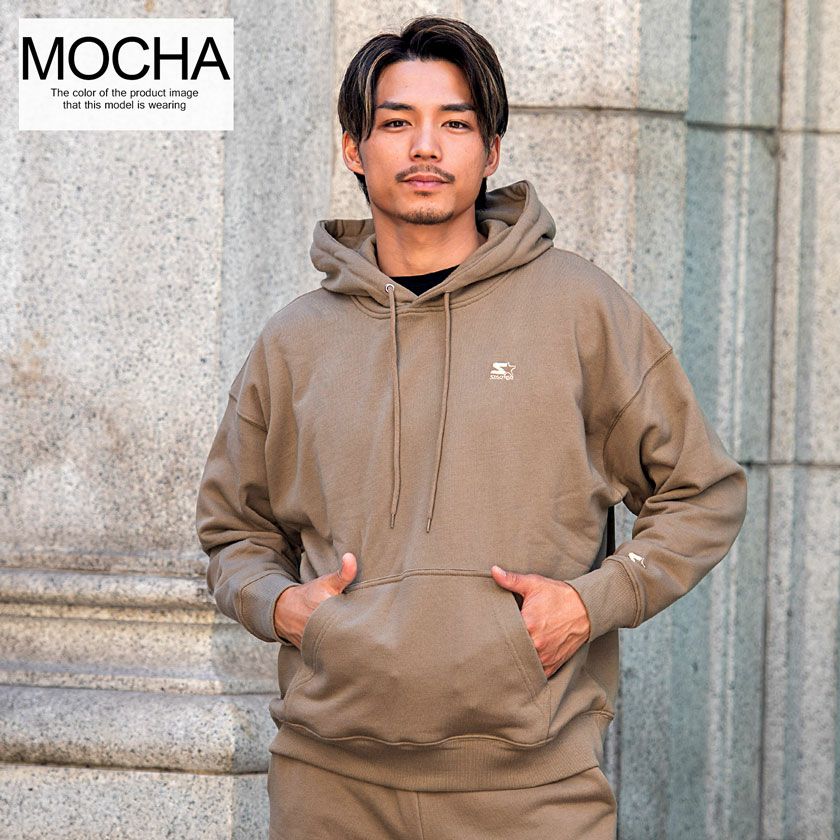 パーカー メンズ STARTER(スターター)BIG裏毛長袖プルパーカー/全8色