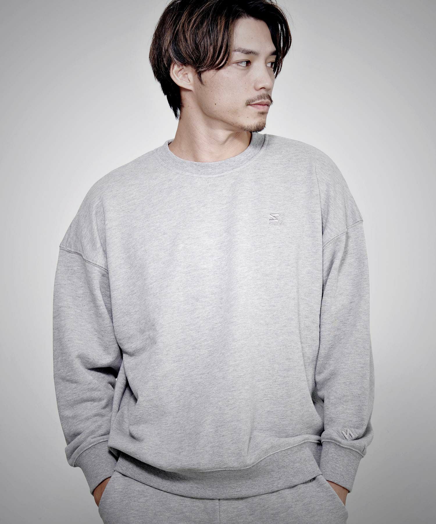 長袖Tシャツ メンズ STARTER(スターター)BIG長袖TEE/全8色