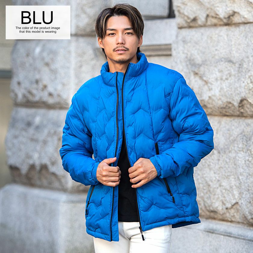 中綿ジャケット メンズ VICCI(ビッチ)デュスポ中綿圧着長袖ブルゾン/全4色
