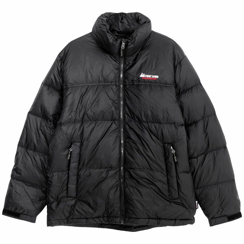 FIRST DOWN フード付きダウンジャケット FIRST DOWN フード付きダウンジャケット Lサイズ 青 DOWN WEAR – FIRST