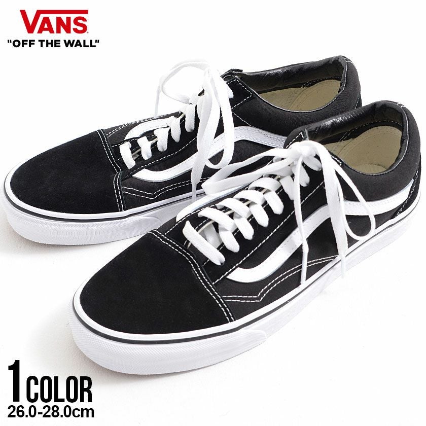 スニーカー メンズ VANS(バンズ)Old Skool Black/White/全1色