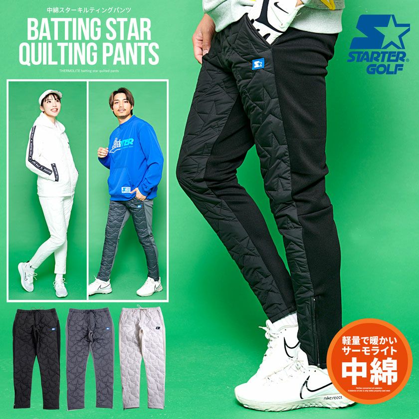 スウェットパンツ メンズ STARTER(スターター)THERMOLITE(R)中綿