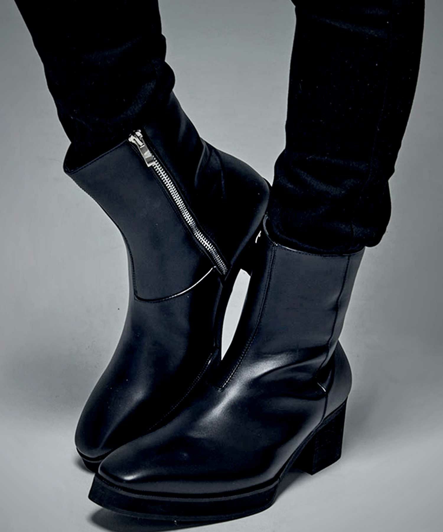 ブーツ メンズ LOVE HUNTER(ラブハンター)ハイヒール3ベルトブーツ/全1色