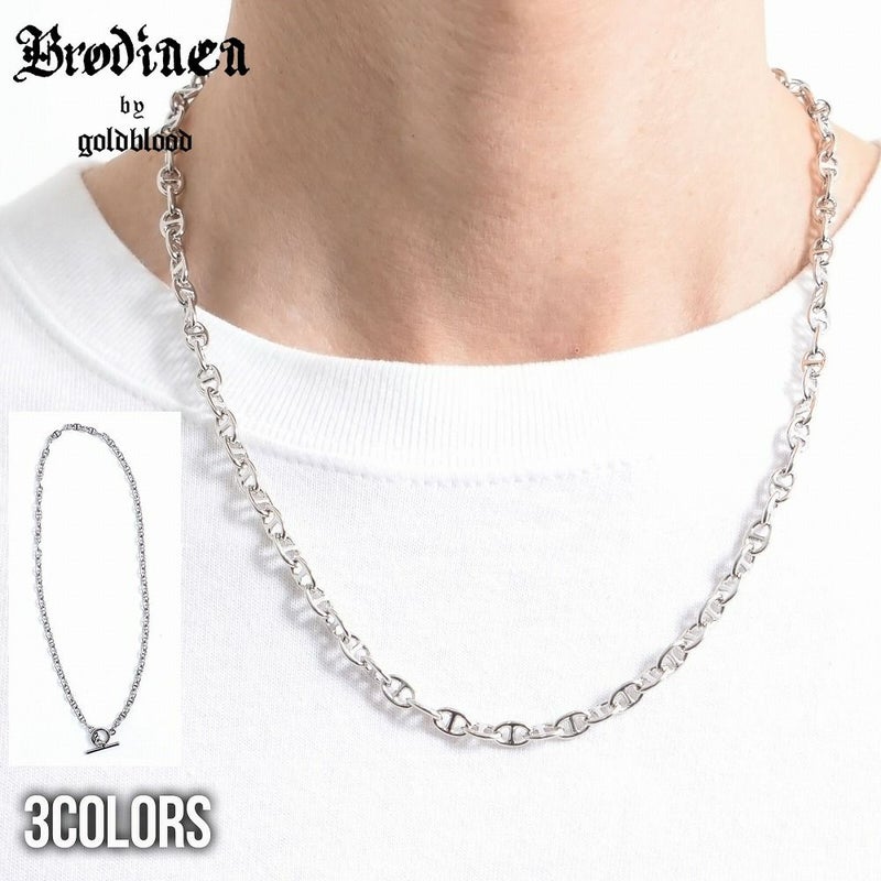  Brodiaea by goldblood(ブローディアバイゴールドブラッド)バーチェーンネックレス/全3色