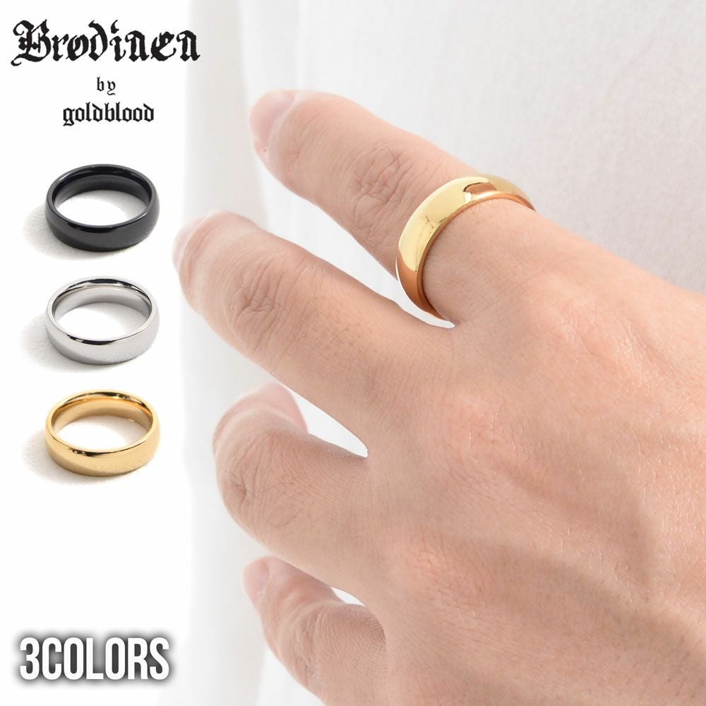 Brodiaea by goldblood(ブローディアバイゴールドブラッド)スチールスムースリング/全3色