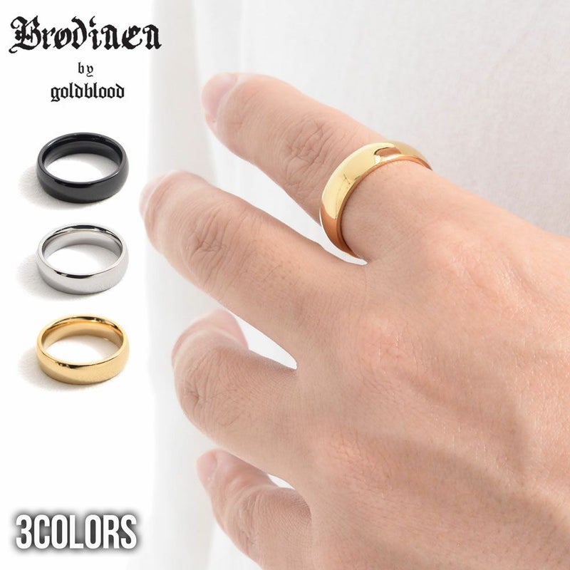 Brodiaea by goldblood(ブローディアバイゴールドブラッド)スチールスムースリング/全3色