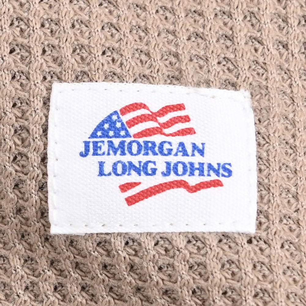 JEMORGAN LONG JOHNS(ジェーイーモーガンロングジョーンズ)CVCワッフルフルジップ長袖パーカ/全7色