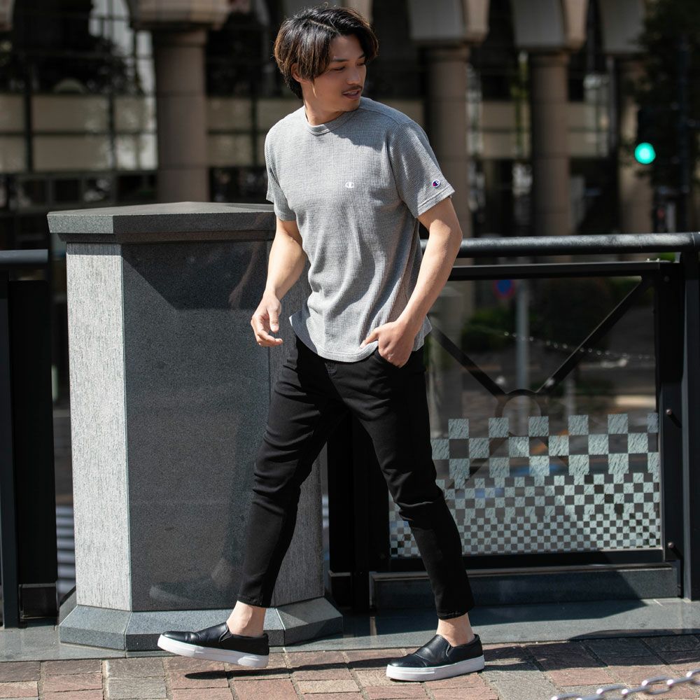 半袖Tシャツ メンズ Champion(チャンピオン)SHORT SLEEVE サーマル半袖