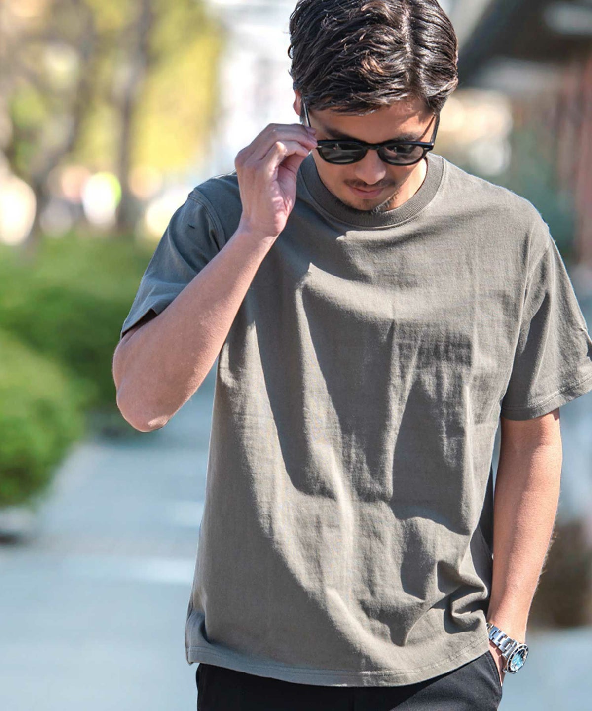 JEMORGAN LONG JOHNS(ジェーイーモーガンロングジョーンズ)16/- OE天竺半袖ワッペンTシャツ/全5色