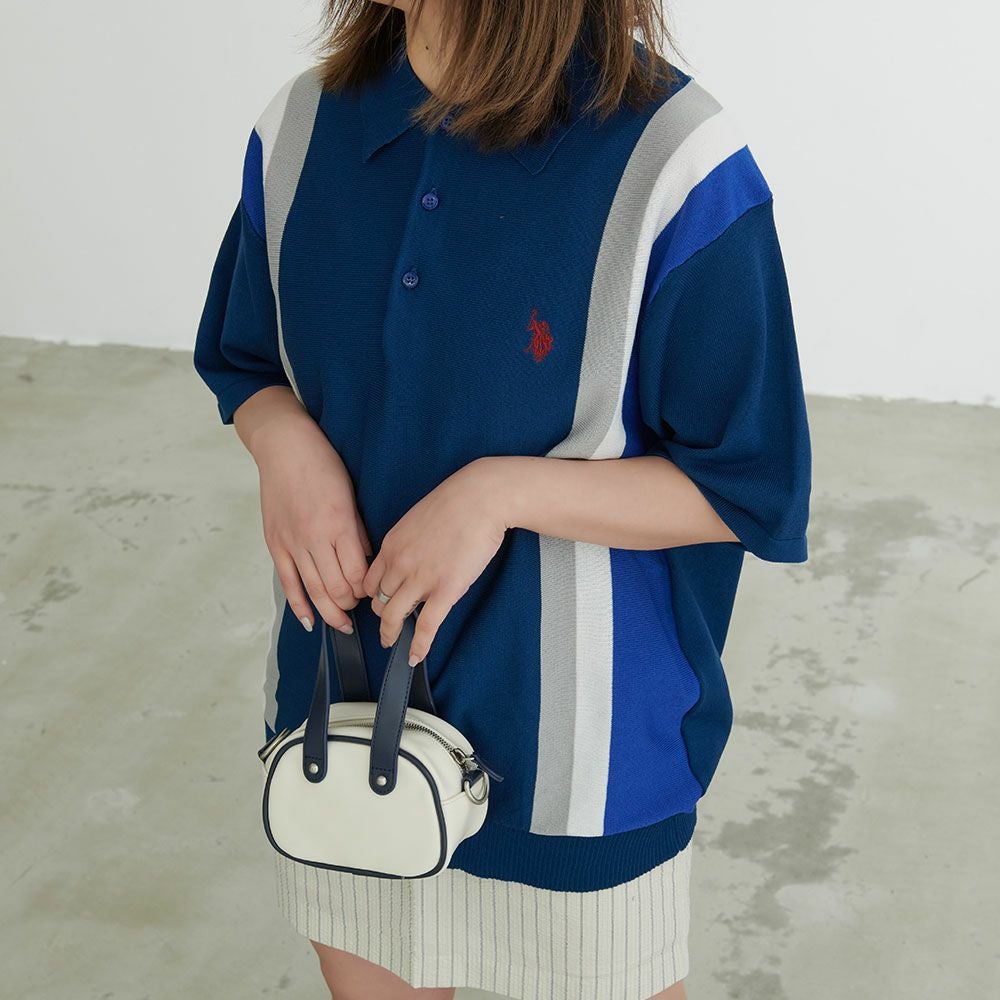 ポロシャツ メンズ U.S. POLO ASSN.(ユーエスポロアッスン)ニット半袖