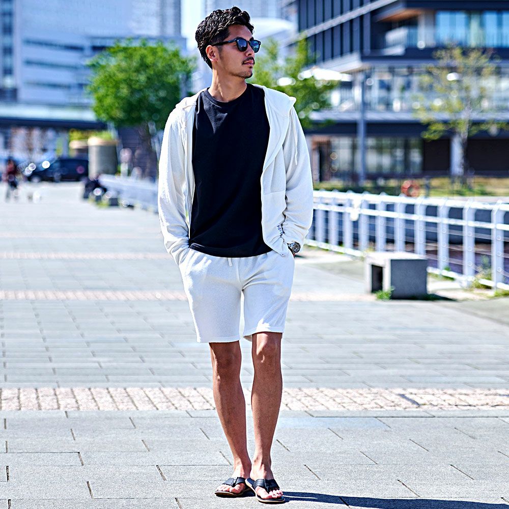 セットアップ メンズ CavariA(キャバリア)パイル地セットアップ