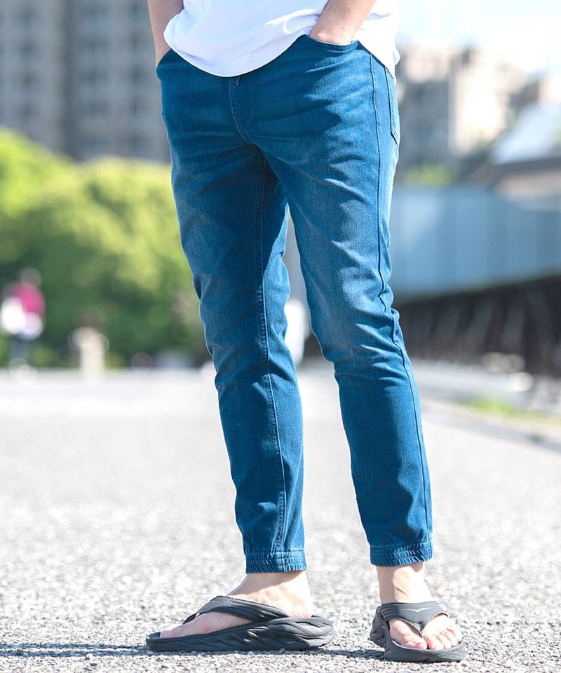 Bitter select(ビターセレクト)冷感ニットデニムジョガーパンツ/全3色