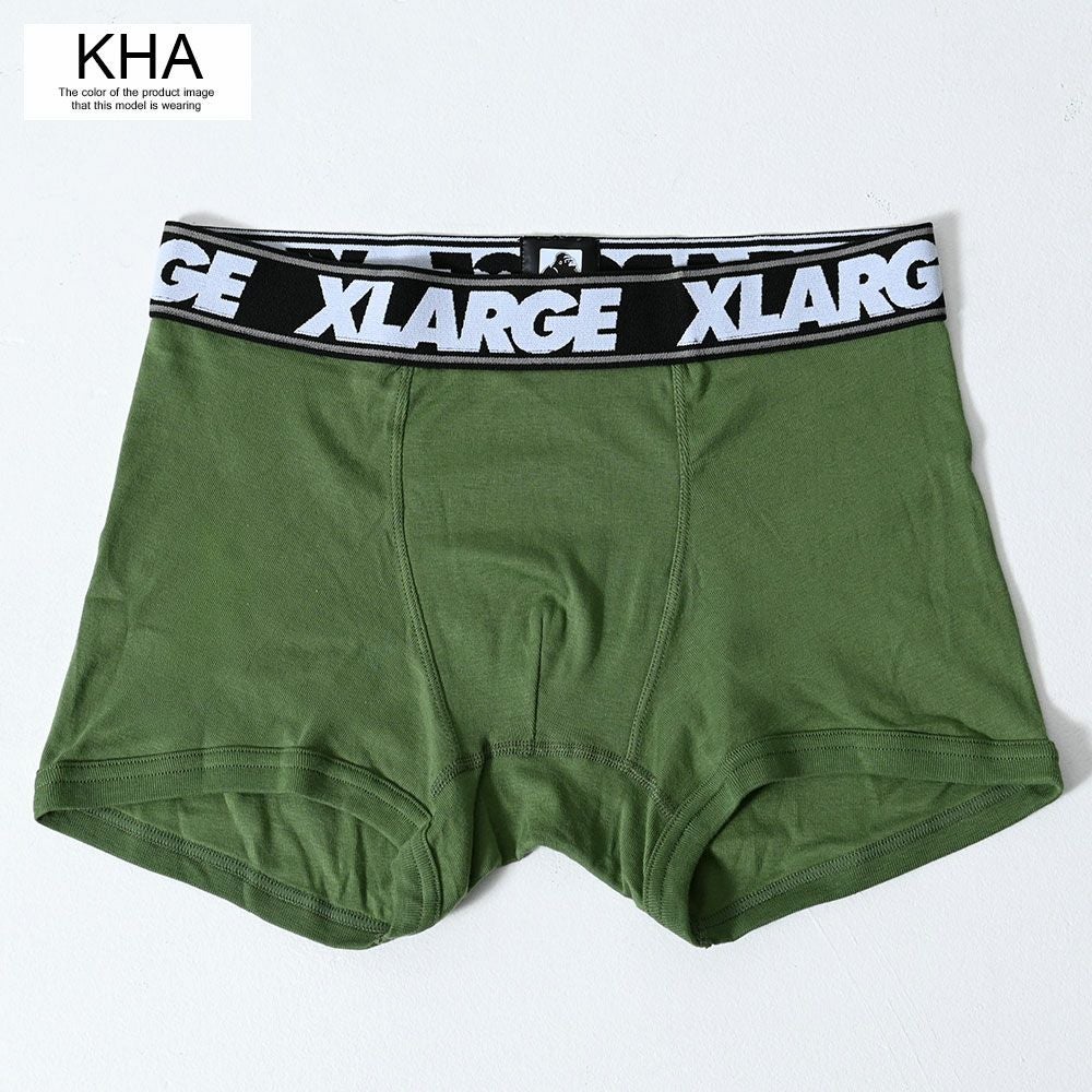 アンダーウェア メンズ XLARGE(エクストララージ)無地ニットボクサー