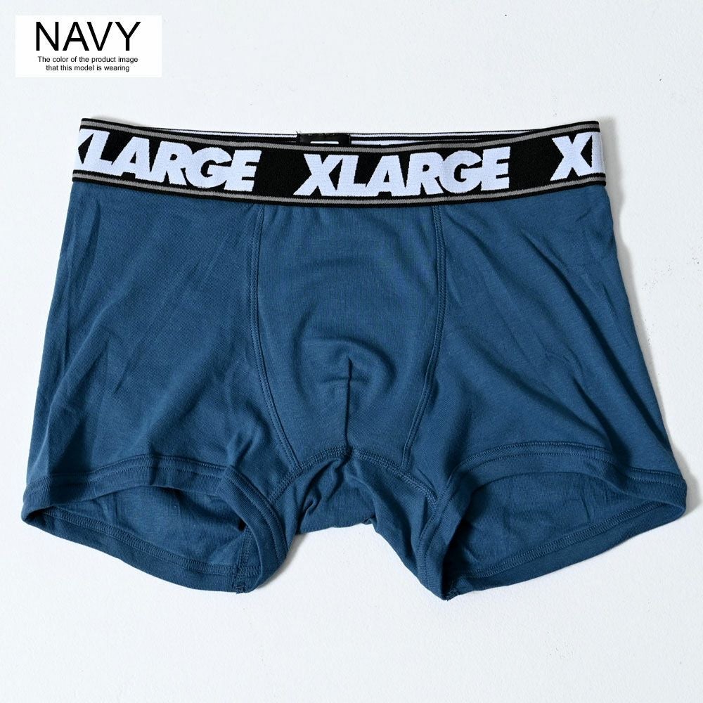 アンダーウェア メンズ XLARGE(エクストララージ)無地ニットボクサー