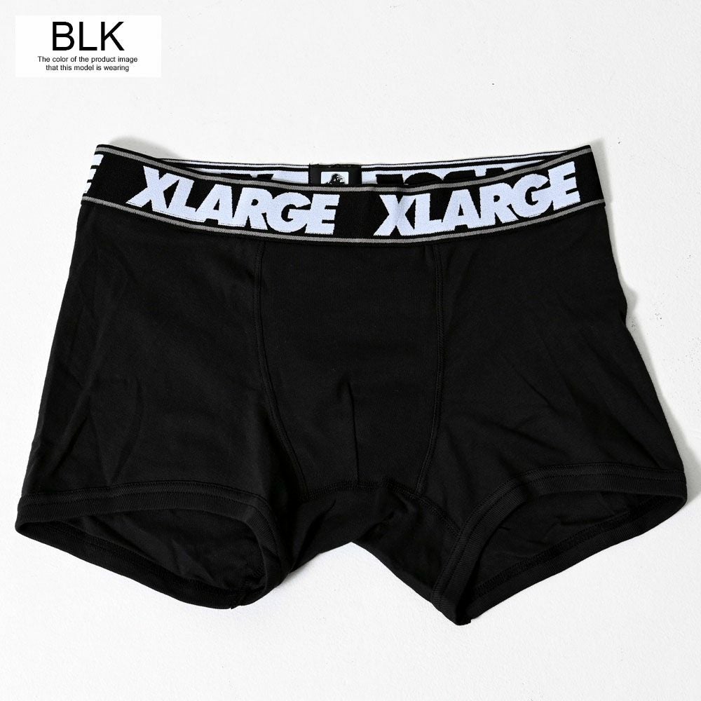 アンダーウェア メンズ XLARGE(エクストララージ)無地ニットボクサー