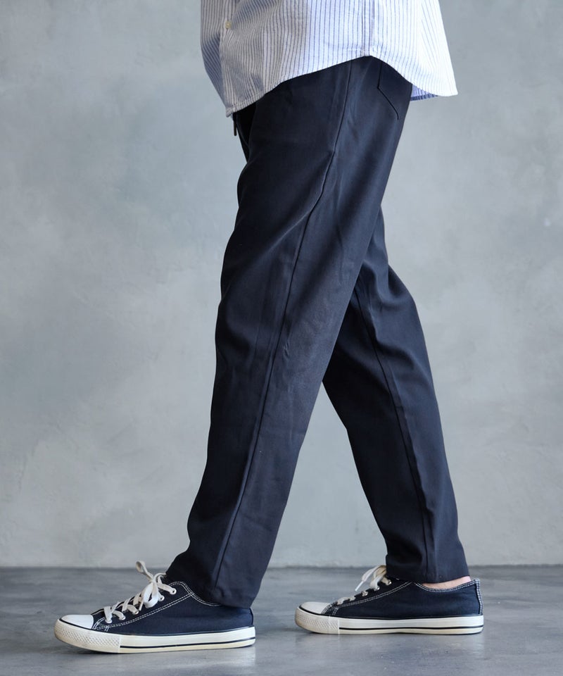 CavariA(キャバリア)接触冷感ストレッチテーパードパンツ/全2色