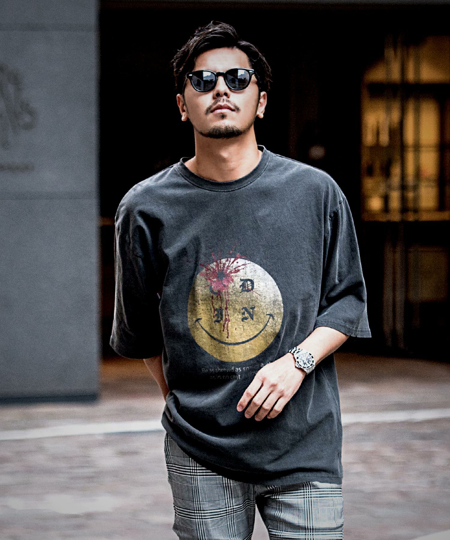 半袖Tシャツ メンズ Bitter select(ビターセレクト)ピグメント半袖T