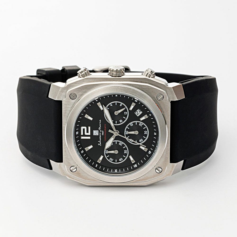 時計 メンズ Salvatore Marra(サルバトーレ マーラ)ラバーベルト