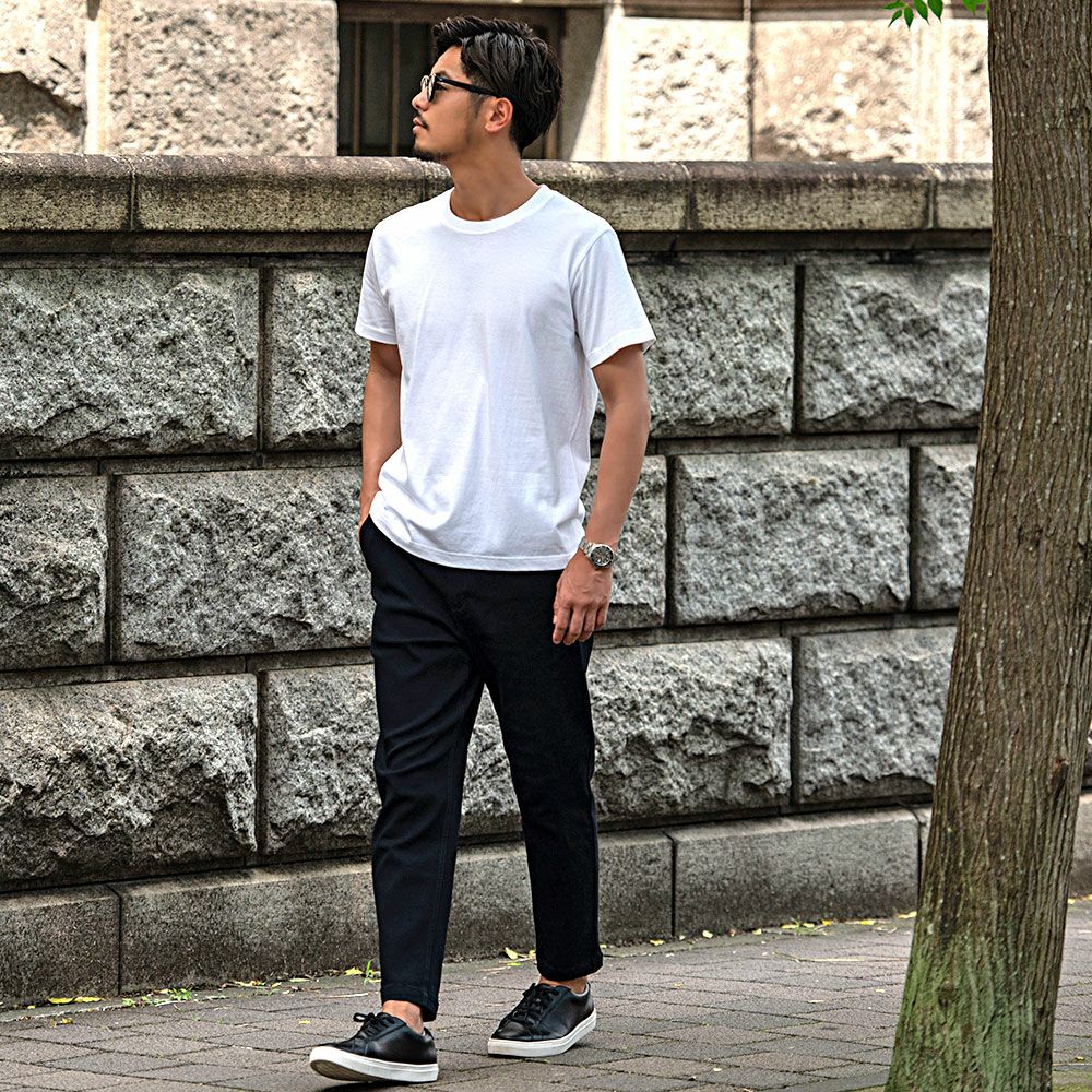 ワイドパンツ メンズ VICCI(ビッチ)スーパーストレッチワイド
