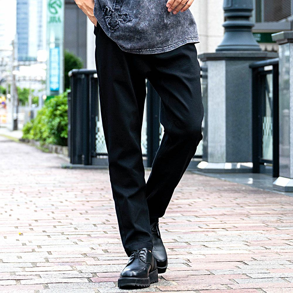 ワイドパンツ メンズ VICCI(ビッチ)スーパーストレッチワイド
