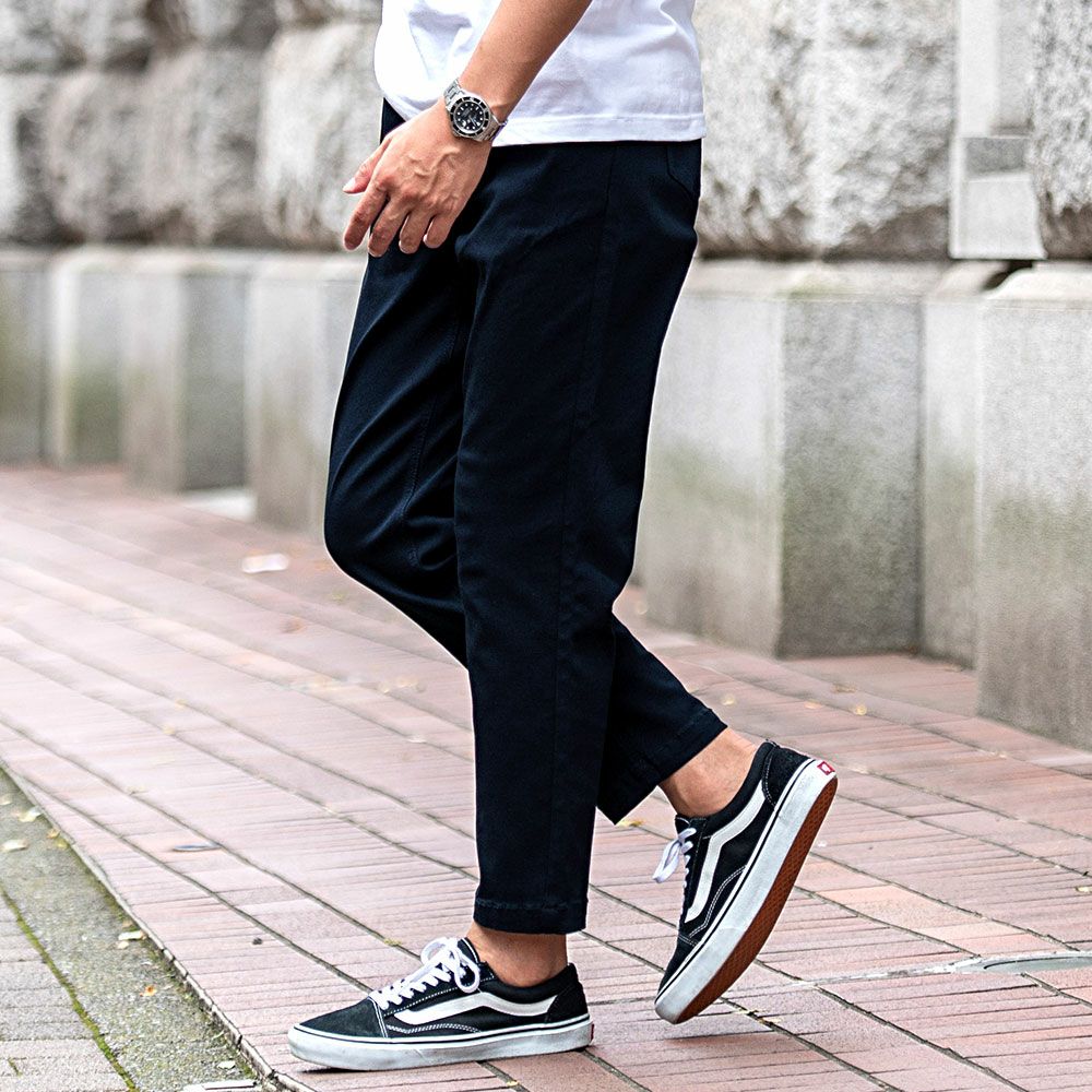 ワイドパンツ メンズ VICCI(ビッチ)スーパーストレッチワイド