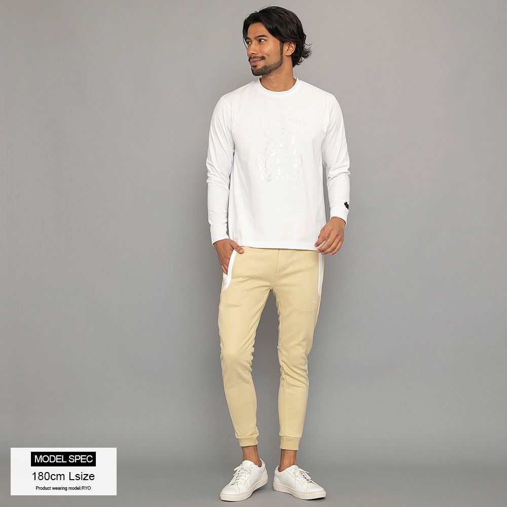 ベア天シルケットグレース加工 半袖ハイネックカットソー ベア天