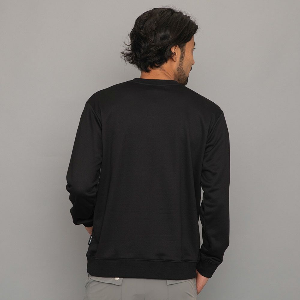 スウェット メンズ LUXE／R(ラグジュ)クルーネック 裏毛モノグラムベア