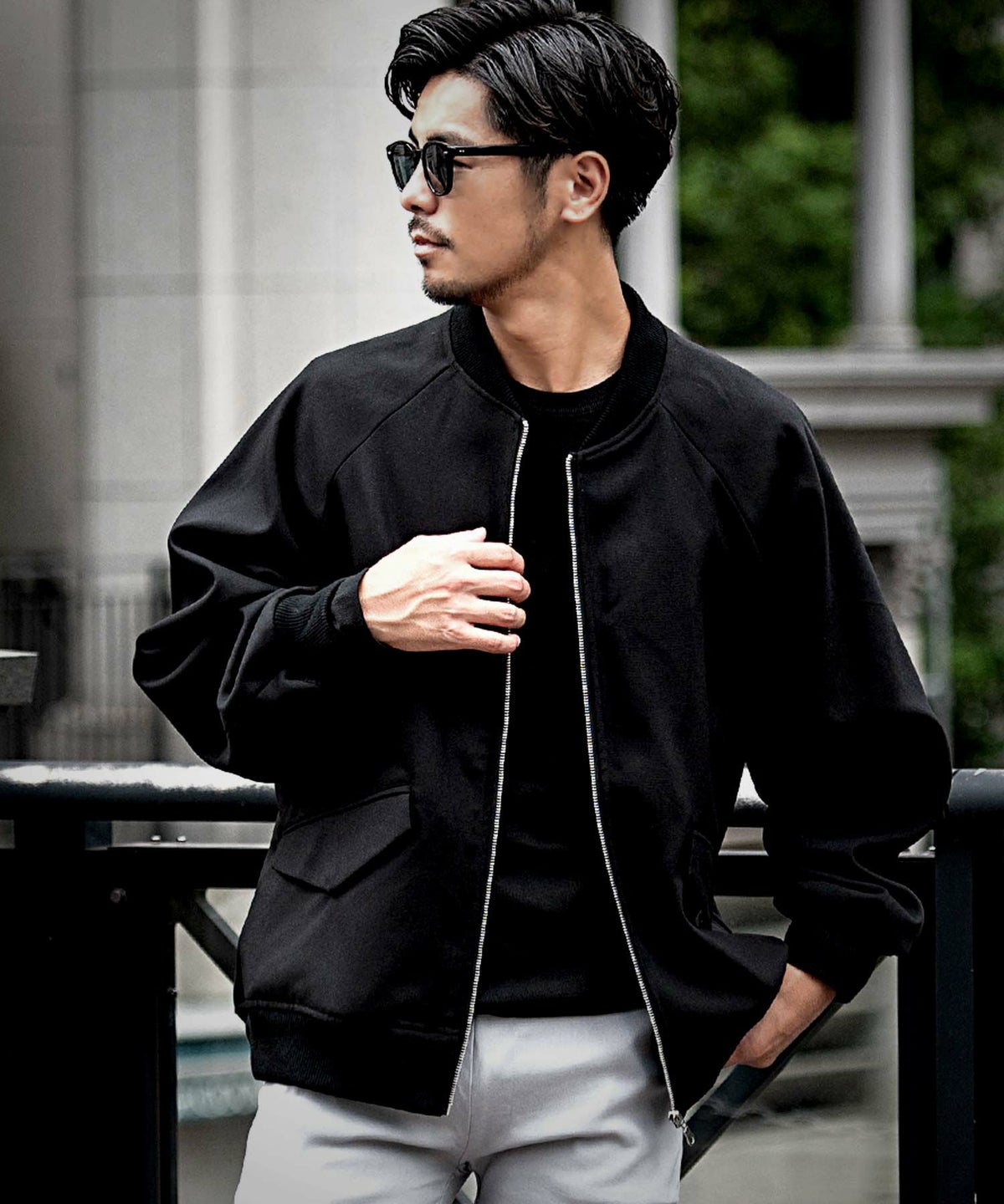 CavariA(キャバリア)ビッグボンバー長袖ジャケット/全3色